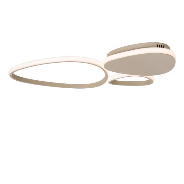 Lucide SAMLING - Plafonnière - LED Dimb. - CCT - 1x30W 2700K/4000K - Taupe - detail 1
